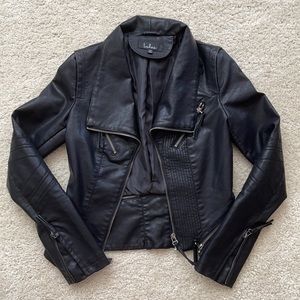 Lulu’s vegan leather jacket